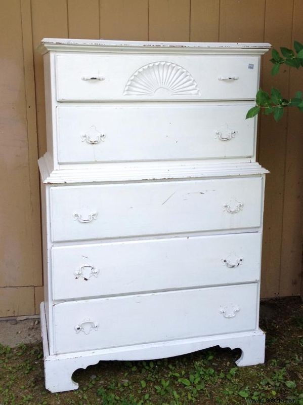 DIY Guide: Transform a Thrifted Dresser into a Retro Floral Sideboard