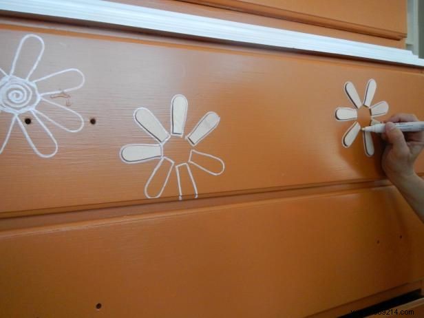 DIY Guide: Transform a Thrifted Dresser into a Retro Floral Sideboard