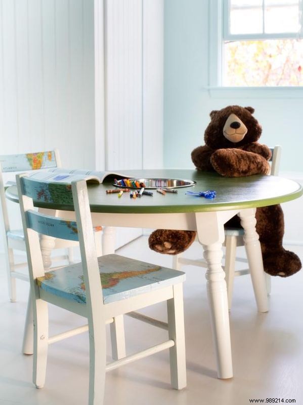 DIY Kids Craft Table: Transform an Old Dining Table with Built-In Supply Storage