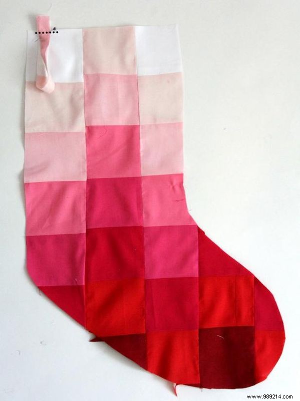 DIY Ombre Christmas Stocking: Step-by-Step Sewing Tutorial