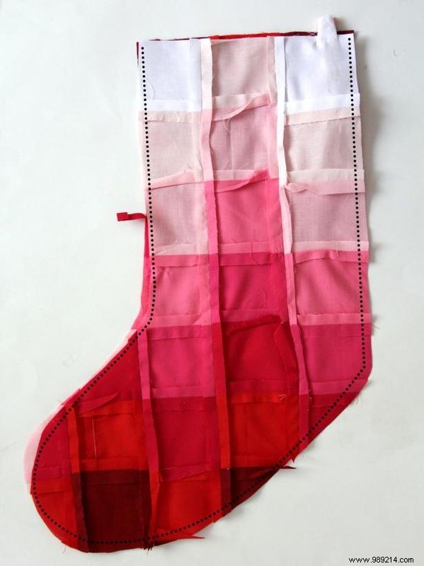 DIY Ombre Christmas Stocking: Step-by-Step Sewing Tutorial