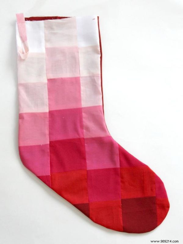 DIY Ombre Christmas Stocking: Step-by-Step Sewing Tutorial