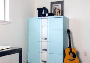 Transform a Flip-Top File Cabinet into a Stylish Racing Stripe Dresser: Expert DIY Guide