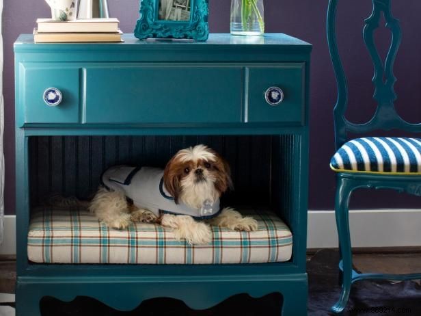 DIY Guide: Transform an Old Dresser into a Cozy Pet Bed and Nightstand