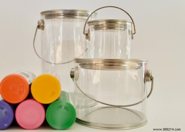 How to Upcycle Empty Paint Cans into Stunning Colored Terrariums: Easy DIY Guide