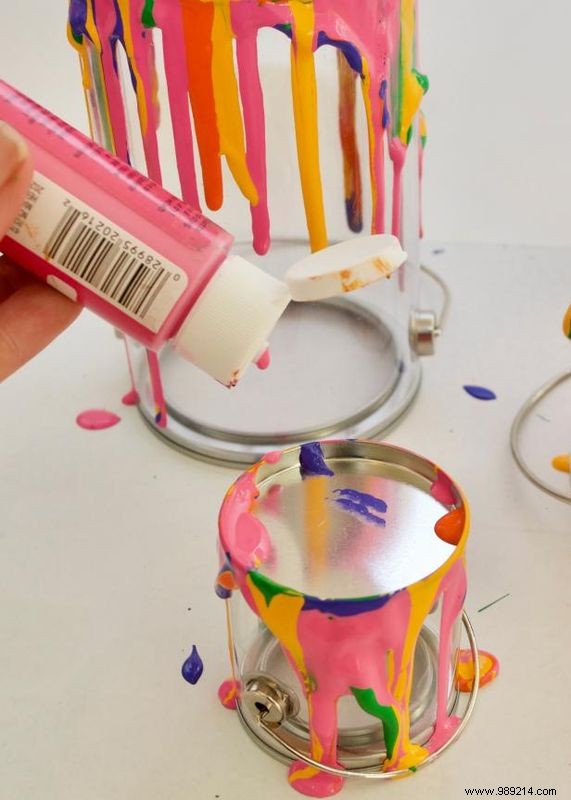 How to Upcycle Empty Paint Cans into Stunning Colored Terrariums: Easy DIY Guide