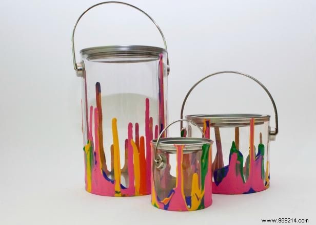 How to Upcycle Empty Paint Cans into Stunning Colored Terrariums: Easy DIY Guide