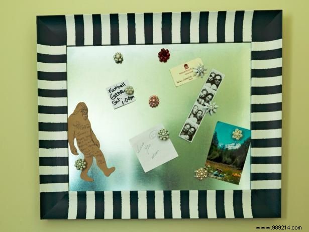 Transform an Old Picture Frame into a Stylish Magnetic Memo Board: Expert DIY Guide