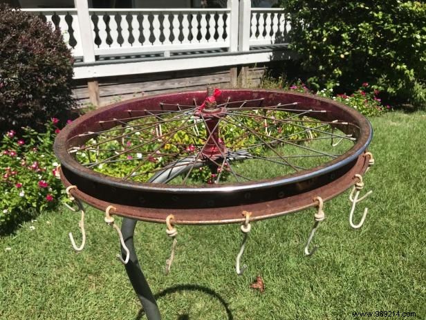 DIY Guide: Upcycle an Old Bike Wheel into a Mesmerizing Garden Wind Spinner