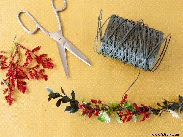 How to Wrap Gifts with a Stunning DIY Floral Garland