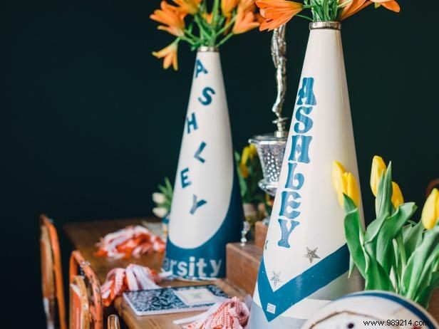 DIY Varsity-Chic Megaphone Flower Vases: Expert Step-by-Step Guide