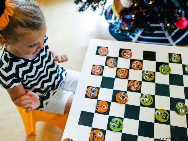 IKEA Hack: Transform a $10 LACK Side Table into a Kid-Friendly Chess and Checkers Game Table