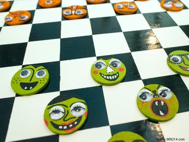 IKEA Hack: Transform a $10 LACK Side Table into a Kid-Friendly Chess and Checkers Game Table