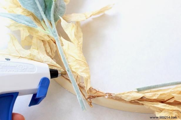 Elegant Fall Wreath DIY: Stunning Wooden Hoop Design by Allie Holcomb King