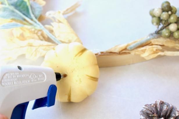 Elegant Fall Wreath DIY: Stunning Wooden Hoop Design by Allie Holcomb King