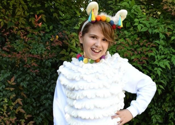 DIY Llama and Cactus Halloween Costumes: Easy Last-Minute Sweatsuit Transformations by Jennifer Perkins
