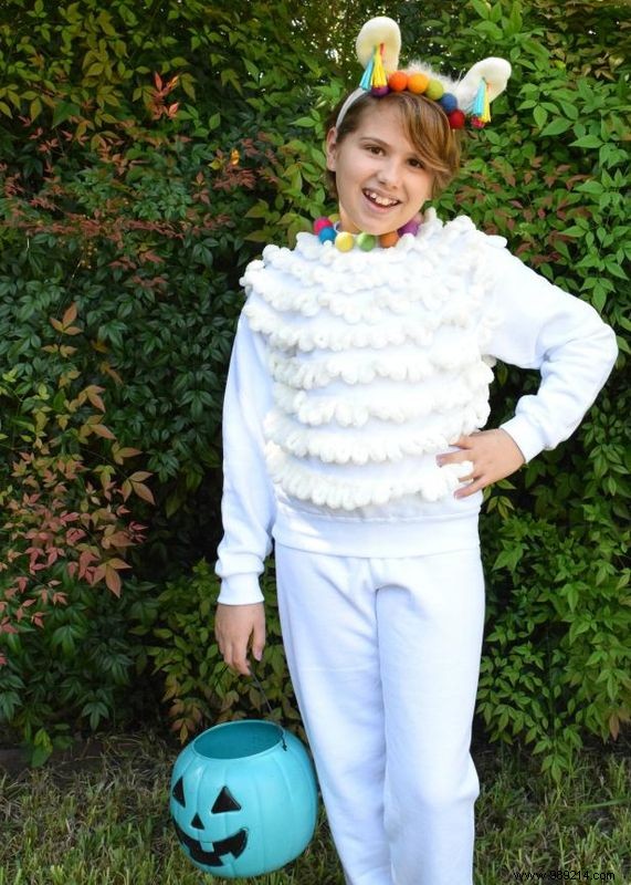 DIY Llama and Cactus Halloween Costumes: Easy Last-Minute Sweatsuit Transformations by Jennifer Perkins