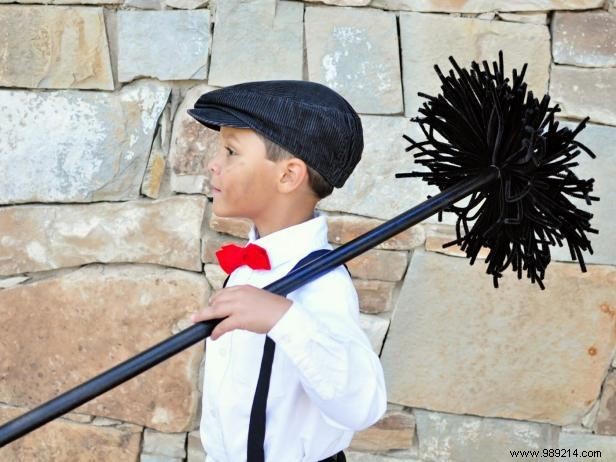 Easy DIY Chimney Sweep Halloween Costume for Kids