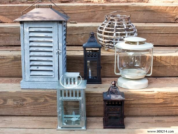 DIY Lantern Chandelier: Transform a Ladder into Stunning Hanging Lights