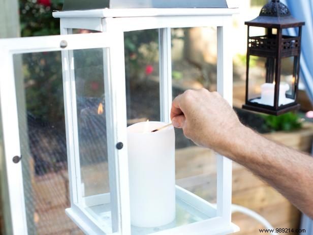 DIY Lantern Chandelier: Transform a Ladder into Stunning Hanging Lights