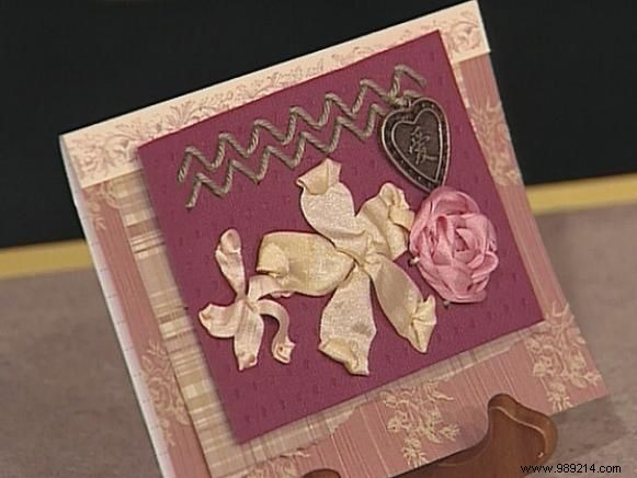 DIY  He Loves Me, He Loves Me Not  Embroidered Card: Step-by-Step Tutorial