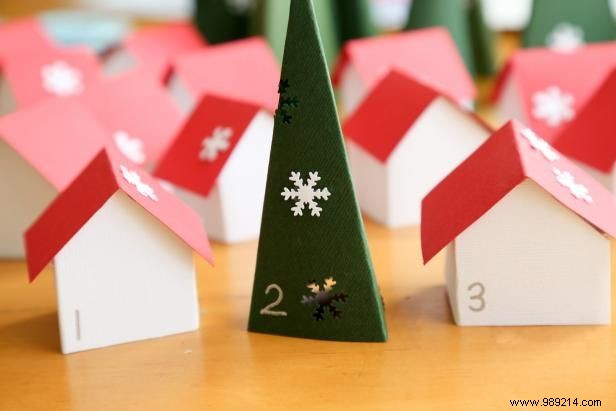 Craft a Magical Scandinavian-Inspired Glowing Advent Calendar Village