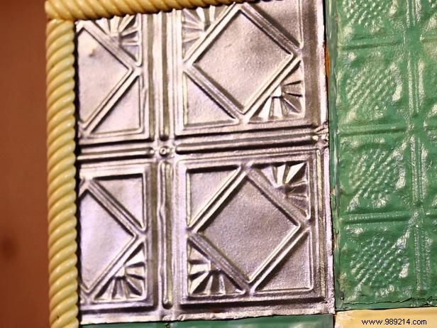 DIY Quilted Tin Tile Headboard: Upcycling Vintage Architectural Salvage