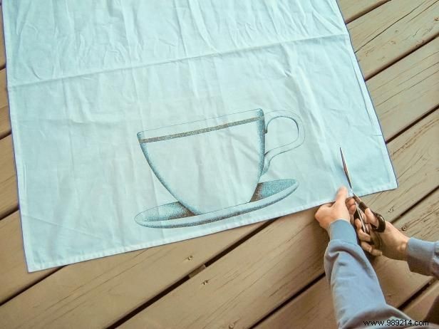 DIY Magnetic Message Board: Transform Fabric Prints and a Metal Basket into Functional Art