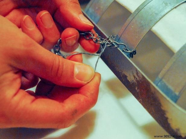DIY Magnetic Message Board: Transform Fabric Prints and a Metal Basket into Functional Art