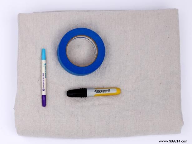 DIY Personalized Tablecloth from Canvas Drop Cloth: Simple Step-by-Step Guide