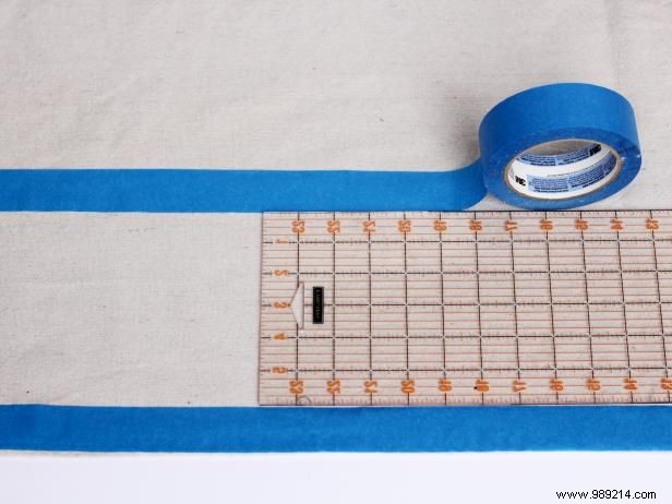 DIY Personalized Tablecloth from Canvas Drop Cloth: Simple Step-by-Step Guide