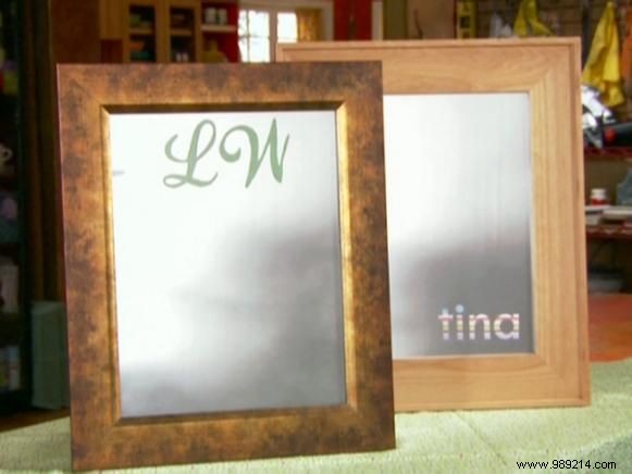 DIY Monogram Mirrored Mirror: Elegant Custom Craft Tutorial