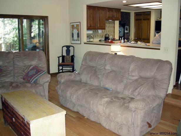 Transforming a Dated Family Room into a Vibrant, Retro Gathering Space