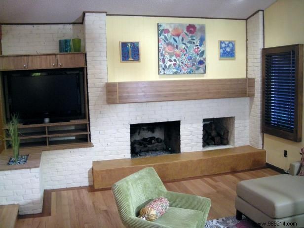 Transforming a Dated Family Room into a Vibrant, Retro Gathering Space