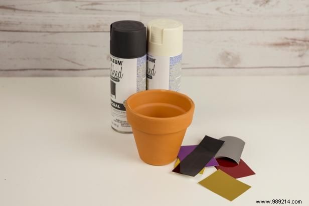 DIY Faux Terrazzo Planters: Quick Trendy Tutorial by Expert Crafter Debbie Wolfe