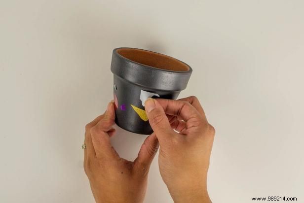 DIY Faux Terrazzo Planters: Quick Trendy Tutorial by Expert Crafter Debbie Wolfe