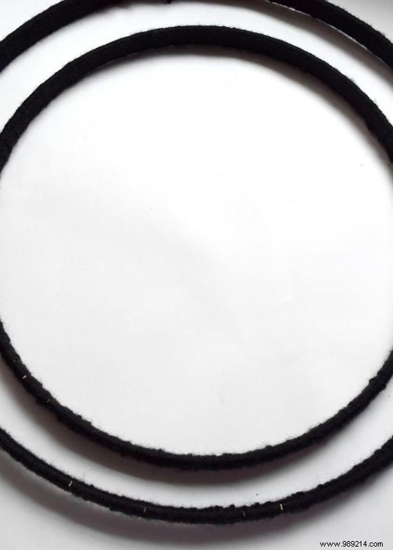 Craft a Spooky Yarn-Wrapped Crescent Moon Wreath for Halloween: Easy DIY by Jennifer Perkins