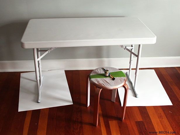 Transform a Plastic Folding Table into a Stylish Modern Desk: Proven DIY Guide