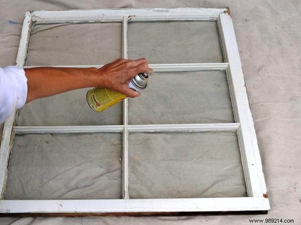 DIY Guide: Transform an Old Six-Pane Window into a Multi-Functional Message Board