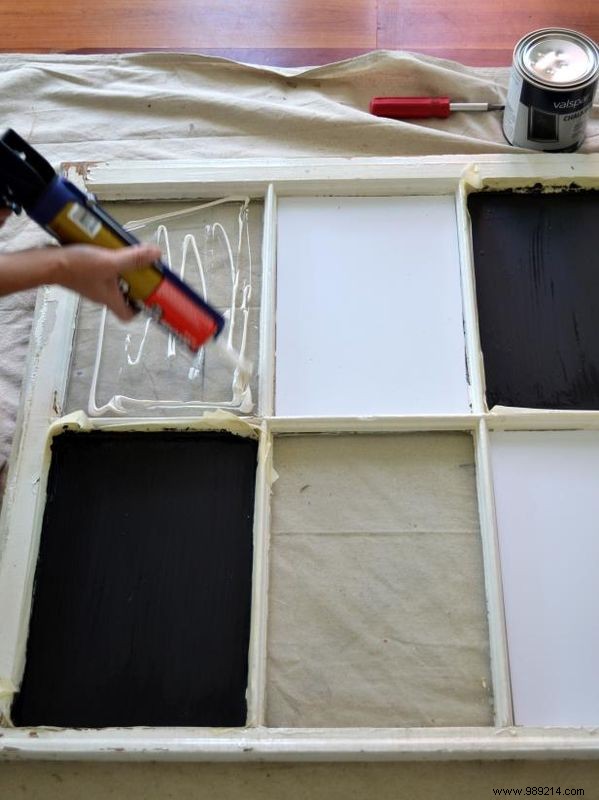 DIY Guide: Transform an Old Six-Pane Window into a Multi-Functional Message Board